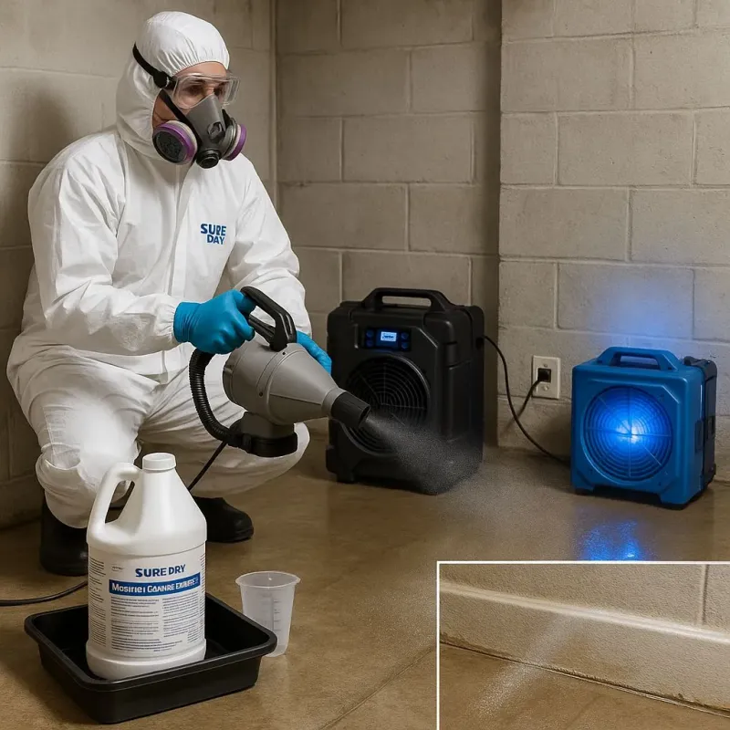 Sanitization and Odor Removal process in Bellview, FL